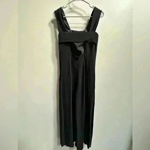EUC | Massimo Dutti Black Wide Leg Jumpsuit | Women’s Size 2 - Picture 3 of 7